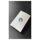 UNIQOOO Wax Seal Stickers - Eucalyptus Wedding Invitation Envelope Seal Stickers, 50 Pcs Self- Adhesive Dusty Blue Stickers, Perfect for Invitation, Christmas, Gift Wrapping - Retail: $12