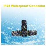 3 Way IP68 Junction Box Outdoor Waterproof Electrical Wire Cable Connector,M16 for 3 Pin Cables for 3.5-10mm Wire Range(AC 400V, 17.5A), Easy to Install,CE Certified(2 Pack) - Retail: $19
