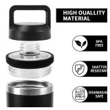 UXIETIN Screw Top Lid Replacement Compatible with Rambler Yeti, Screw Top Chug Cap Compatible with All Yeti Rambler 1826364664 OZ,1PC - Retail: $9