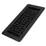 4x10 Vent Register, Black -