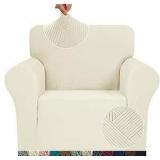 JIVINER Sofa Slipcover (Crème, Chair Size -