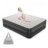 OlarHike gray and black Air mattress queen size -