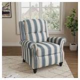 Uixe Striped Blue Chair Cushions Set