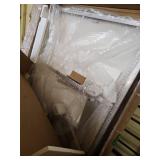 Modway Shore Outdoor Patio Aluminum Mesh Chaise in Silver White