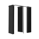 Fitting Room, Portable Changing Room with Thick Polyester Curtains, Double Dressing Rooms with Partition Curtains, for Boutique, Mall, Studio, Tailor