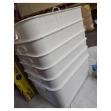 Medium storage basket set of 6
