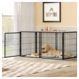 CLEAFF Extra Large 63.7 inch Dog Crate for Large Dogsï¼Heavy Anti-Biteï¼63.7\"x34.2\"x31.7\" Heavy Duty Dog Crates for Big Dog Cage, Dog Kennel, Puppy Dog Playpen with Top, Pet Cage, Indoor Ou