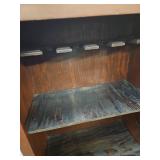 Traditional Dark Wood Open Bookshelf