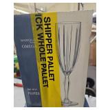 Set of 4 iced beverage glasses set of 4 fluted