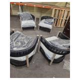 Better Homes & Gardens Tarren 4 Piece Wicker Outdoor Conversation Chairs
