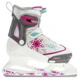 Bladerunner Girls Micro Ice Skate  Kids  White/Pink  5-8 M US