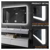 SBAGNO LED Bathroom Mirror with Lights, 40