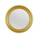 OIGUMR Circle Mirror Round Wall Mirror Bathroom Mirror Mirror Wall Decor (Gold, 18 inch)