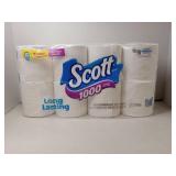 FACTORY SEALED - Scott 1000 Sheets Per Roll Toilet Paper  Bath Tissue  8 count