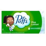 FACTORY SEALED - Puffs Plus Lotion Facial Tissue, 1 Family Box, 124 Tissues