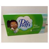 FACTORY SEALED - Puffs Plus Lotion Facial Tissue, 1 Family Box, 124 Tissues