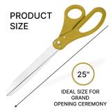 25 Inch Gold Scissors for Grand Opening  Heavy Duty Scisors 25