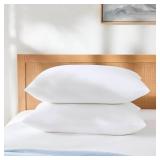 HALANS Bed Pillows for Sleeping - Breathable & Comfortable, Ideal for Side, Back & Stomach Sleepers, Hotel Collection Quality 20X26" Standard(2PACK)