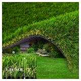 FACTORY SEALED - ZGR HOME&GARDEN Artificial Grass Rug 4 FT x 6 FT Fake Faux Grass, Indoor Outdoor Patio Garden Lawn Landscape Synthetic Grass Mat, Realistic Turf, 4-Tone/Soft, with Drainage Holes & Ru