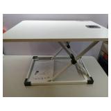 Agreatca Sit Stand Desktop Converter Laptop Stand (White)