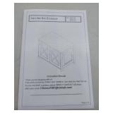 FACTORY SEALED -  Cat Litter Box Enclosure, Litter Box Furniture Hidden with Removable Divider, Indoor Cat House, End Table, Grey