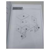 FACTORY SEALED -  Cat Litter Box Enclosure, Litter Box Furniture Hidden with Removable Divider, Indoor Cat House, End Table, Grey