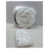 FACTORY SEALED - BeeProGear 3-layer Ultra Ventilated Mesh Bee Suit for Beekeepers |Round Veil Sting-Proof Beekeeping Suit with Leather gloves and bag (White, XX-Large)  - Retail: $105