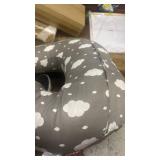 Momcozy Original Nursing Pillow for Breastfeeding-Pioneering Safety Fence- Wider Feeding Pillows for More Support for Mom & Baby- Easier Nursing & Hand Free- Fit for All, Removable Cotton Cover - Reta