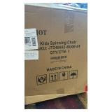 Spinning Chair for Autistic Kids,Kids Sensory Swivel Chair,Toddlers Sensory Spinner Seat,Cat Paw Shape Sit and Spin Training Body Coordination,Cat Paw Shape Sensory Toy Chair Blue - Retail: $50