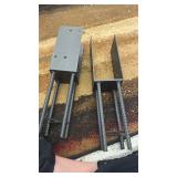 4\"x4\"(Actual 3.5\"x3.5\") Stainless Steels U-Shape Post Holder, Set of 2 - Retail: $70