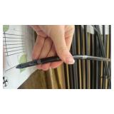 Metal Garden Fence 36 in H x 10 ft L,Border Fence Panels Animal Barrier for Dogs, No Dig Garden Fencing for Yard Patio Flower Bed Lawn Outdoor,5 Panels + 6 Stakes Black - Retail: $150
