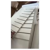 PAG Mail Sorter Organizer, Wood Literature Organizer, Student Mailbox for Classroom, Desktop Bill Paper Organizer for Office Home School, 27 Compartments, White - Retail: $150
