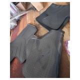 Floor Mats Compatible with 2006-2011 Honda Civic Coupe & Sedan, Custom Fit All Weather Honda Civic Car Mats, Latex Heavy Duty Floor Liners Black 3-pc Set, 2007 2008 2009 2010 - Retail: $65
