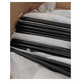 100 Pack 36\" Aluminum Deck Balusters,3/4\" Round Aluminum Balusters for Deck Railing,with Screws & Connectors,Black Deck Rail Spindles for Wood/Composite Fencing - Retail: $160
