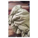 ROSGONIA King Size Comforter Set Olive Green, 3pcs (1 Boho Comforter & 2 Pillowcases), Lightweight Bedding Blanket All Season Bedspreads Quilt - Retail: $50