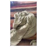 ROSGONIA King Size Comforter Set Olive Green, 3pcs (1 Boho Comforter & 2 Pillowcases), Lightweight Bedding Blanket All Season Bedspreads Quilt - Retail: $50