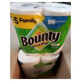 Bounty Quick Size Paper Towels, White, 8 Family Rolls = 20 Regular Rolls