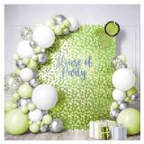 HOUSE OF PARTY Shimmer Wall Backdrop - 24 Pcs Square Sequin Wall Panels Shimmer Backdrop, Wall Decor for Birthday Decorations, Wedding & Bachelorette Party.