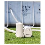 INTEX C1500 Krystal Clear Cartridge Filter Pump for Above Ground Pools: 1500 GPH Pump Flow Rate Improved Circulation and Filtration Easy Installation Improved Water Clarity Easy-to-Clean - Retail: $10