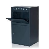 Package Delivery Boxes for Outside, Large Mailbox for Parcel, Galvanized Steel Parcel Mailbox, Wall Mounted Lockable Anti-Theft for Porch,Curbside,BG019A-Gray - Retail: $220