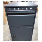 Package Delivery Boxes for Outside, Large Mailbox for Parcel, Galvanized Steel Parcel Mailbox, Wall Mounted Lockable Anti-Theft for Porch,Curbside,BG019A-Gray - Retail: $220
