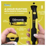 Cordless Dog Nail Grinder with Quiet Sound & LED Tip for Large & Small Dogs, 4hrs. Runtime - Electric Dog Nail Trimmer, Heavy Duty Rotary Tool Alternative to Toenail Clippers & Filers - Retail: $80