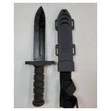 Dispatch Fixed Blade Hunting Knife with Sheath, 12-inch Survival Knives for Men Tactical Bowie Knife with Non-Slip Handle for Bushcraft, Outdoor Camping