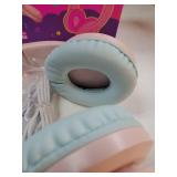 iClever Cat Ear Kids Bluetooth Headphones, LED Lights Up, 74/85dBA Safe Volume Limited, 50H Playtime, Bluetooth 5.2, USB C, Kids Headphones Wireless for Travel iPad Tablet, Meow Macaron Pink - Retail: