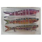 Lifelike Fishing Lures for Freshwater and Saltwater, Swimbait Crankbaits for Bass Trout Crappie Walleye Pike Bluegill Salmon Bass Fishing