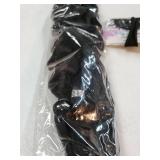 Ponytail Extension, Vemet Braided Ponytail Extension Black Women with Hair Tie, Straight Wrap with Braid Synthetic Hair Pieces 36 Inch 1B
