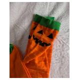 Halloween Pumpkin Face Crew Socks