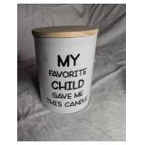 Favorite Child Humorous Scented Candle