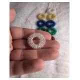 Acupressure Massage Rings Set - 10 ct