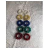 Acupressure Massage Rings Set - 10 ct